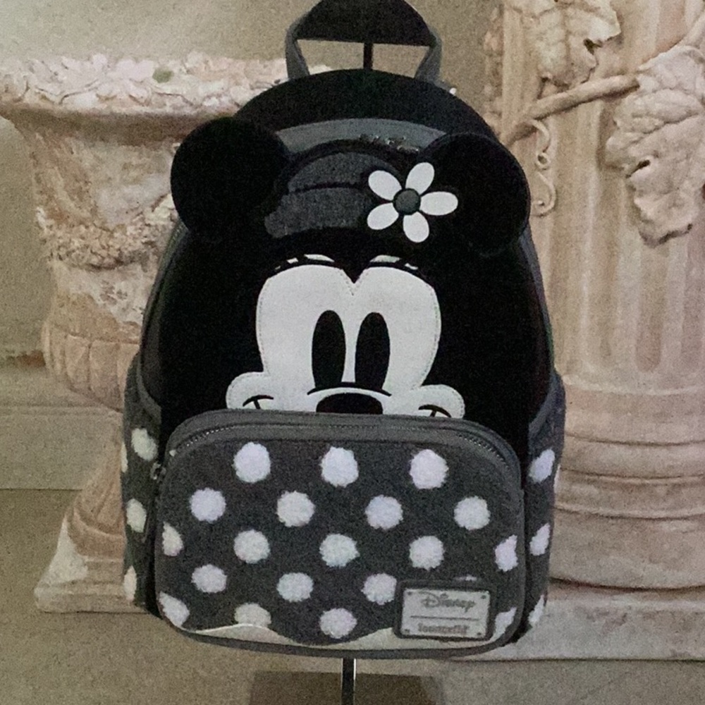 Loungefly Disney Backpack Mini Black and White